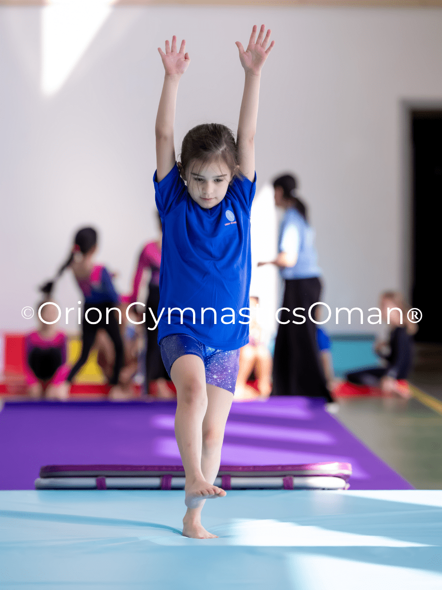 Recreational gymnastics program at Orion Gymnastics Oman